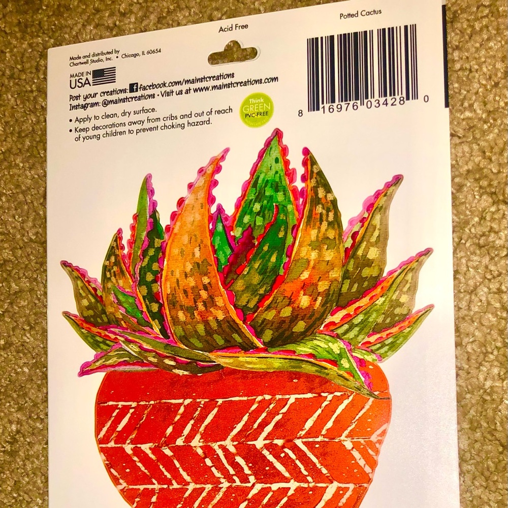 🌵POTTED CACTUS WALL ART 🌵 - Picture 10 of 10